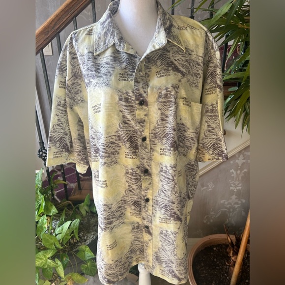 Marithe Francois Gurbaud mens button down shirt. Excellent condition XXL luxury - Picture 4 of 12